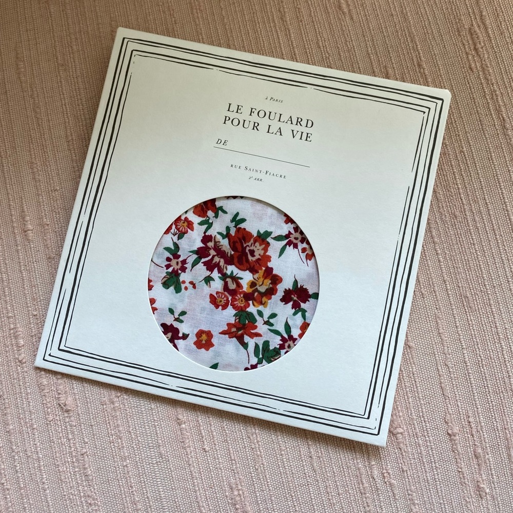 Sezane Floral Scarf